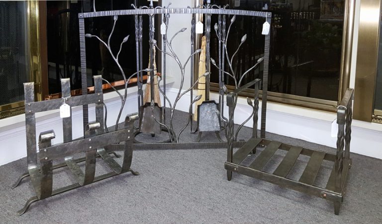 Master Forge Log Rack McLane Forge - Scott's Fireplace Products