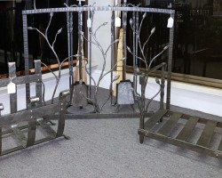 McLane Forge toolsets, leaf screen, and log racks